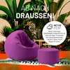 Pouf LUMALAND (50 L) - Interno ed esterno - Viola Anteprima dell’immagine prodotto 6