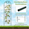 COSTWAY Treillis métallique pour 2 plantes, clôture de Voir les images du produit 5