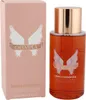 Olympéa Duschgel von Paco Rabanne in bernsteinfarbener Flasche mit goldener Kappe neben rosa Box mit Flügelmotiv. Produktbild-Vorschau