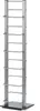 DESIGNOVÝ STOJAN NA CD TOWER 92 | stříbrný, 92 cm, kov a Náhled obrázku produktu 1