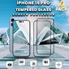 2-Pack Apple iPhone 15 Pro - Gehärtetes Glas 9H - Produktbild-Vorschau 1