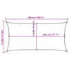 Sonnensegel 160 g/m² Beige 2,5x5 m HDPE Produktbild-Vorschau 10