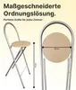 KMH® Barhocker Bill 1er-Set klappbar mit Lehne & Fußstütze Produktbild-Vorschau 5