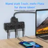 5 Fach Steckdosenleiste USB Mehrfachsteckdose Einzeln Produktbild-Vorschau 6
