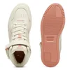 A pair of Puma Carina Street Mid Coquette sneakers, shown from the top and the sole view. Produktbild-Vorschau