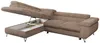 Ecksofa Sofa Braun, Wohnlandschaft L-Form mit Produktbild-Vorschau 9
