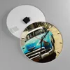 Wanduhr - Rund - Glasuhr - Auto Klassiker Kuba Havanna - Produktbild-Vorschau 2