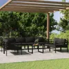 vidaXL 9-tlg. Garten-Lounge-Set mit Kissen Aluminium Produktbild-Vorschau 2