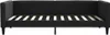 vidaXL Tagesbett Ausziehbar Schwarz 100x200 cm Stoff Produktbild-Vorschau 7