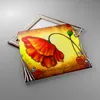 Bild auf Leinwand - Leinwandbild - Blume linien Produktbild-Vorschau 2