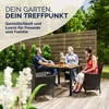 CASARIA® Gartenmöbel Set Holz Balkon Wetterfest 4 Personen Produktbild-Vorschau 8