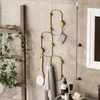 Wallity, Lizzard-A, Metalen wandhaken, goud, METALLEN Productafbeelding-voorbeeld 1
