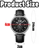 A watch with size measurements indicated by text and lines. Produktbild-Vorschau