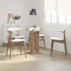 vidaXL Bistro stôl Artisan dub 60x60x75 cm materiál na báze Náhľad obrázku produktu 2