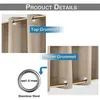 Outdoor Vorhang 254x214 cm Taupe Ösen Thermovorhang Produktbild-Vorschau 15