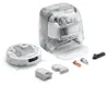 A disassembled robot vacuum cleaner and its components are laid out on a white background. Anteprima dell’immagine prodotto
