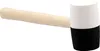 Gummihammer Schonhammer / Kunststoff-Hammer mit Holzstiel Produktbild-Vorschau 4