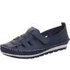 Gemini Damen Slipper Leder Flechtoptik Klettverschluss Produktbild-Vorschau 18