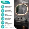 Mirlux Badezimmerspiegel mit LED Beleuchtung - Wandspiegel Produktbild-Vorschau 1