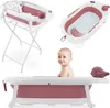 Faltbare Babywanne mit Thermometer, Altrosa Produktbild-Vorschau 1