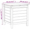 vidaXL Záhradná truhlica biela 50x49x56,5 cm Masívne Náhľad obrázku produktu 8