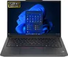 A Lenovo ThinkPad E14 Gen 6 laptop is shown from the front, open and displaying its screen. Produktbild-Vorschau