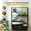 PawHut Kleintierkäfig, Nagerkäfig Frettchenkäfig mit Produktbild-Vorschau 4