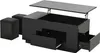 A black lift-top coffee table with two drawers and two ottomans. Náhled obrázku produktu