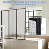 Jayseuw Box doccia 120x140 cm, parete pieghevole a tre ante Anteprima dell’immagine prodotto 2