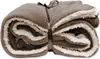 Unique Living |  Lars /Velours Plaid 150x200cm taupe Produktbild-Vorschau 2