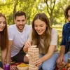 Drevená veža Jenga mini spoločenská hra zručnostná Náhľad obrázku produktu 4