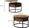Stolik kawowy Vicco Marlo Drewno 57 x 57 cm, Model 55945 Podgląd zdjęcia produktu 6