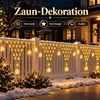 5x0,6 meter LED-lichtgordijn, kerst, sterren, lichtketting, Productafbeelding-voorbeeld 15
