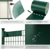 Collage of images showing features of green privacy fence screening material. Náhled obrázku produktu