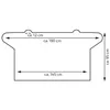 HEYNER Frontscheibenabdeckung 512500 145cm 95cm Baumwolle Produktbild-Vorschau 2