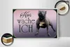 Holzschild Hund 30x20cm Pit Bull Terrier hier wache ich Produktbild-Vorschau 3
