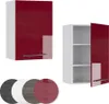 Hängeschrank Vicco Fame-Line Bordeaux Hochglanz 50 cm, Produktbild-Vorschau 5