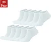 A group of white ankle socks. Produktbild-Vorschau