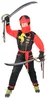Drachen Ninja Kostüm für Jungen schwarzes Ninjakostüm Produktbild-Vorschau 2