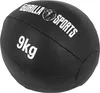 GORILLA SPORTS® Medizinball 9kg Gewichte, 29cm, aus Leder, Produktbild-Vorschau 3