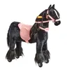 Mechanisches Pferd auf Rollen Ponnie Ebony S mit rosa Produktbild-Vorschau 1