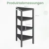 COSTWAY 4-stöckiges Eckregal mit offenen Regalen, Produktbild-Vorschau 3