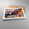 Gerahmtes Poster - Weißer Rahmen - Abstraktion modern - Produktbild-Vorschau 3