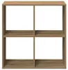 vidaXL Raumteiler-Bücherregal Artisan-Eiche 69,5x29x69,5 cm Produktbild-Vorschau 5