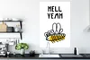 MuchoWow® Poster Kinderillustration mit dem Zitat 'Hell Produktbild-Vorschau 3