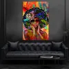 African Woman Pop Art Leinwandbild Wandbild Deko XL Kunst: Produktbild-Vorschau 2