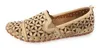 Gemini Damen Slipper Leder Mokassin floral Blumen Cutouts Produktbild-Vorschau 30
