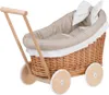 Luna Puppenwagen aus Weide in Naturfarbe (Beige) 48X28 Produktbild-Vorschau 3