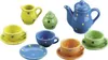 Porcelánové nádobí 13 kusů barevně malované Náhled obrázku produktu 1