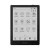 A black e-reader device displaying its home screen with various app icons. Produktbild-Vorschau